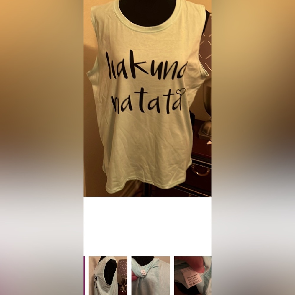 Nice work out shirt XL New but missing tag